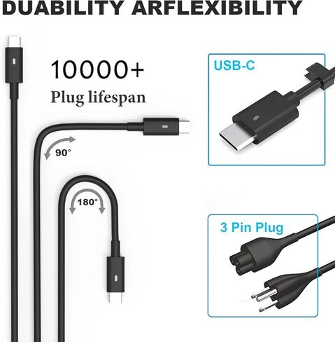 45W 65W Computer Charger Replacement for Dell Inspiron 11 13 14 15 3000 5000 7000 inspiron 3452 3551 3552 3558 3559 5552 5555 5558 5559 5565 5567 5568 5570 5578 P51F P25T P24T P57G laptop power cord in Kuwait