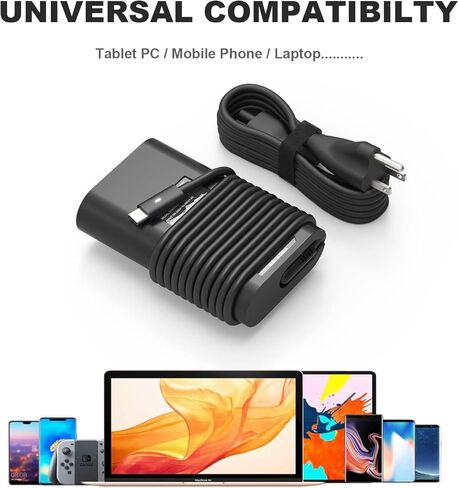 45W 65W Computer Charger Replacement for Dell Inspiron 11 13 14 15 3000 5000 7000 inspiron 3452 3551 3552 3558 3559 5552 5555 5558 5559 5565 5567 5568 5570 5578 P51F P25T P24T P57G laptop power cord in Kuwait