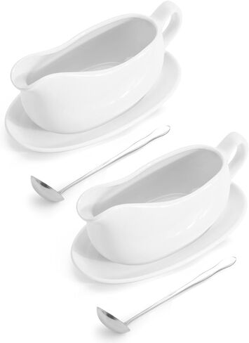 LoeJan 17OZ Gravy Boat with Spoon, Ceramic Sauce Serving Dish, Easy-Pour Big Dripless Lip Spout Serveware Set For Salad Cream Milk Broth Black Pumpkin Thanksgiving in Saudi Arabia
