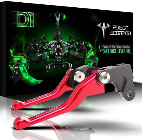 POISON SCORPION Black Off-Road/Dirt Bike Brake Clutch Levers Compatible with RM125 RM250 1996-2003 in Saudi Arabia