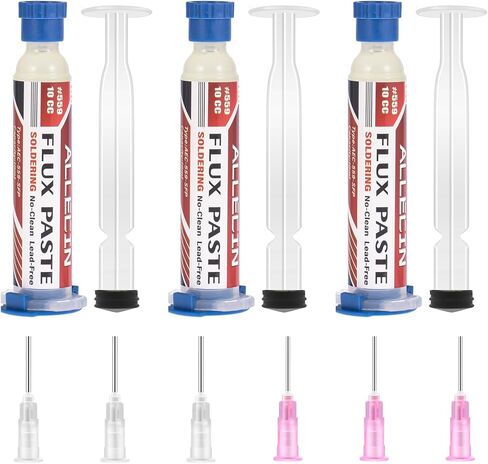 No Clean Soldering Flux 559 10CC 10mL Solder Fluxes Paste Syringe for Electronics 10 Milliliters with Needle Dispensing Tool (Pack of 1Pcs) in Saudi Arabia