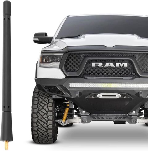 VOFONO Stubby Antenna for 2015-2024 Ford Mustang Convertible, Car Ford Mustang Accessories, 3 Inch Short Replacement Ford Mustang Billet Antenna Mast Designed for Optimized FM AM Radio Reception in Kuwait