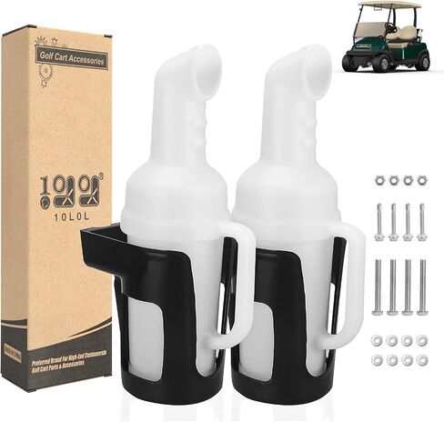 10L0L 2024 أحدث زجاجة رمل لعربة الجولف لسيارة Yamaha EZGO Club مع تصميم قبضة اليد، مجموعة زجاجة رمل حشو Divot مع حامل مقاوم للخشخشة in Kuwait