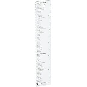 6" Straight-Edge Ruler with Books of The Bible (3)