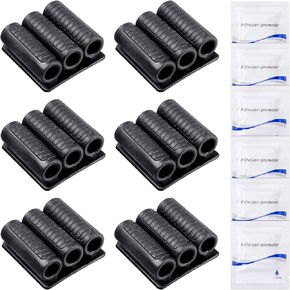 6 Pack Drill Bit Holder Tool Holster Bit Gripper with High Strength Adhesive Bits Holster Drill Bit Holder for Impact Driver Carry up to 6 Driver Bits on the Side of Power Drill or Driver