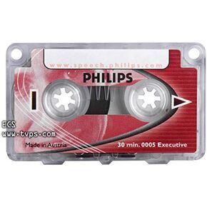 Philips LFH0005 Executive 30 Minute Mini Cassette Tape - 5 Pack