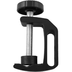 LQ Industrial Aluminum Alloy C-shaped Desktop Clamp Bracket Small Size Universal C-shaped Flash Camera Tripod Photography Stand for Desktops Office Desks Benches Workbenches and Pillars