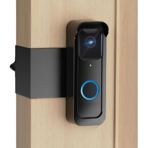 Blink Doorbell Mount, Anti-Theft Doorbell Mount for Blink Doorbell Camera, No Block Sensor & Night Vision Blink Camera Mount, Blink Outdoor Camera Bracket with Rain Cover