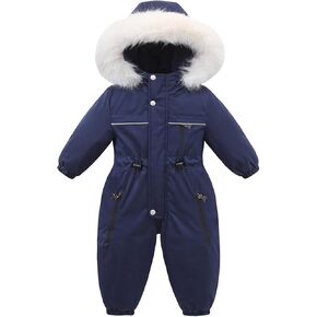 Toddler Boy Winter Snowsuit Ski Jacket Baby Girl Warm Jumpsuit Coat Kid Clothes