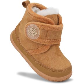 Scurtain Toddler Slippers Girl Boy House Shoes Fuzzy Hard Bottom Winter Boots Baby Cozy Walking Sock Shoes