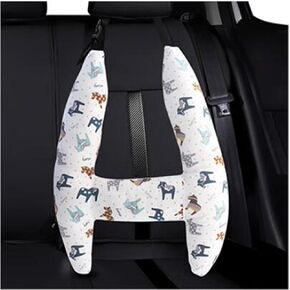 H-Shaped Car Seat Pillow Soft Car Travel Cushion for Head and Body Support,Child Adult Breathable Car Sleeping Long Journeys Pillow