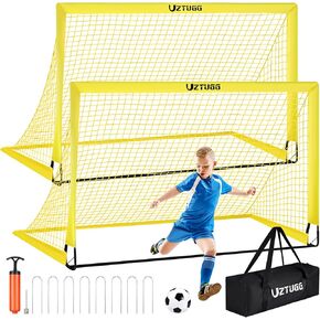 Soccer Goal, Soccer Training Equipment, Portable Soccer Net for Backyard, 4' x 3' Kids Soccer Nets, Outdoor Goal Net for Youth Sports Games and Training