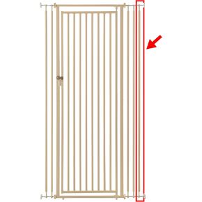 Richell USA - Cat Safety Gate Extension (30012) (Beige)