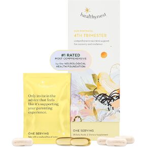 HealthyNest 2nd Trimester Prenatal Vitamin | Pregnancy Support for Fetal Brain Development with Methylfolate, Choline, DHA, Iron, Inositol | 31 Day Supply