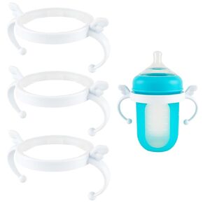 Baby Bottle Handles for Boon Bottles, Ergonomic Bottles Holder for Newborn, 3 Count