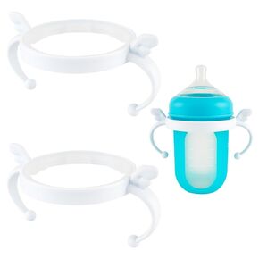 Baby Bottle Handles for Boon Bottles, Ergonomic Bottles Holder for Newborn, 2 Count