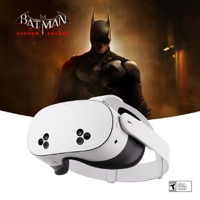 Meta Quest 3S سعة 128 جيجابايت - احصل على Batman: Arkham Shadow وتجربة لمدة 3 أشهر من Meta Quest+ متضمنة - سماعة رأس شاملة