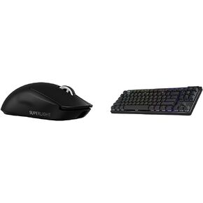 ماوس الألعاب اللاسلكي Logitech G PRO X Superlight 2 DEX Lightspeed، ماوس خفيف الوزن بدرجة احترافية 60 جرام مع 5 أزرار قابلة للبرمجة، شحن USB-C، مستشعر 32 كيلو نقطة لكل بوصة للكمبيوتر الشخصي/Mac - أسود in Kuwait