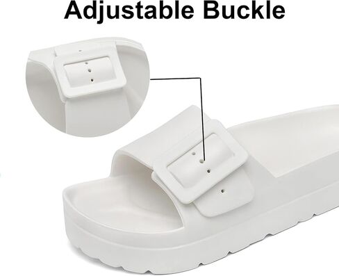 TIKVAW Women's Platform & Wedge Sandals with Arch Support Adjustable Buckle | Non-Slip Outsole, Flexible Construction,Walking, Garden, Travel,Daily,Walking,Shower,Water Sports in Saudi Arabia
