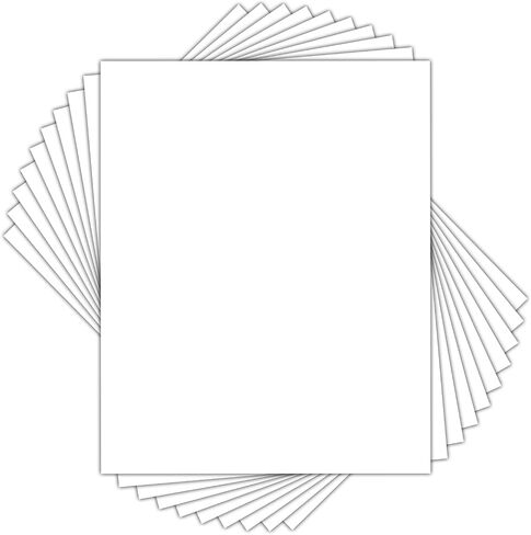 Golden State Art, Uncut 13x19 White Mats Matboards, Acid Free, for Photos, Frames, DIY Projects (10 Pack, 13x19 Inches) in Saudi Arabia