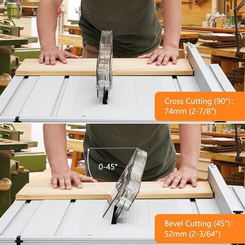 Table Saw 10 Inch, 15 Amp 5000RPM Powerful Tablesaw With Stand & Protective Cover, 36 X 25 Inch Tabletop Saw 90° Cross Cut & 0-45° Bevel Cut, Adjustable Depth, for Woodwork in Saudi Arabia
