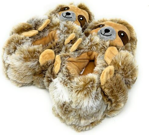 ooohyeah Women’s Funny Fuzzy Animal Slippers, Cute Capybara Cozy Non-Slip House Slippers for Women, Mabel, Size 5-6 in Saudi Arabia