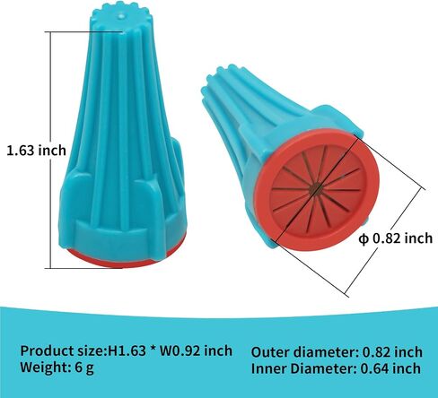 Landscape Wire Connectors 32 Amp for 20-10 AWG UL Listed, 20 PCS Waterproof Wire Connectors Nuts for Outdoor Landscape Patio Lighting in Saudi Arabia