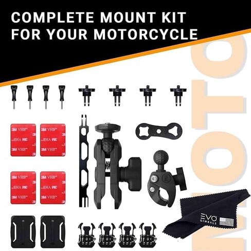 Insta360 X4 Motorcycle Bundle- 8K Waterproof 360 Action Camera with 1/2" 48MP Sensors, 8K 360 HDR Video, |Includes Motorcycle Bundle, Selfie Stick, Lens Guards, Lens Cap (256GB) in Saudi Arabia