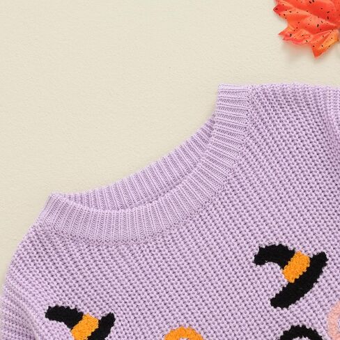 MAYUMMPY Toddler Baby Boy Girl Halloween Sweater Pumpkin Warm Pullover Sweatshirt Knitwear Knitted Fall Winter Clothes in Kuwait