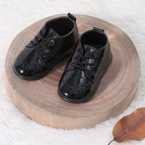 AGJ بيبي بوي فستان أحذية الرضع أكسفورد المتسكعون الزفاف بولي Leather الجلود أحذية مطاطية طفل فتاة الشقق أحذية مشي مجموعة 3-24 أشهر in Kuwait