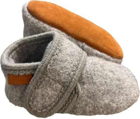 SKOV Wool Booties Slippers for Boys Girls Unisex Toddler Baby Infant Child with Leather Sole in Saudi Arabia