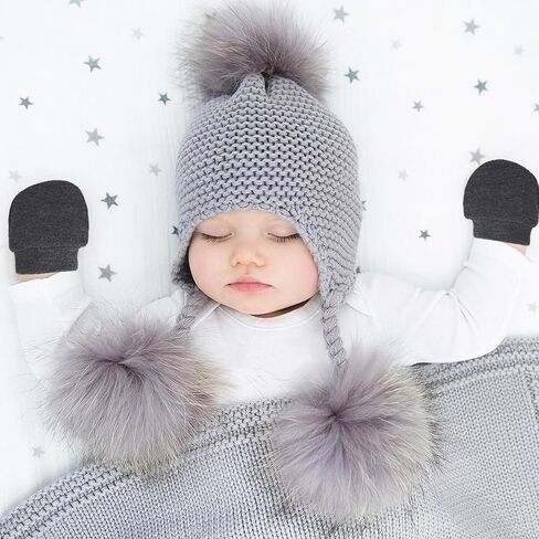 8 Pairs Newborn Baby Mittens No Scratch Gloves Hand Mitten Infant Toddler Essentials for 0-6 Months Baby Boys Girls in Saudi Arabia
