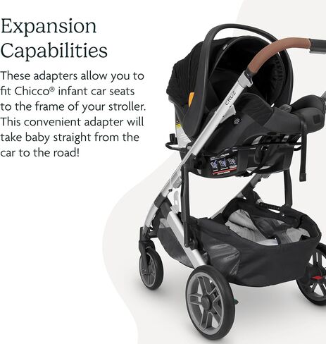 UPPAbaby Car Seat Adapter for Chicco Infant Car Seats / Compatible with Vista, Vista V2, Cruz, Cruz V2 Strollers / Quick + Secure Attachment / Single Adapter in Saudi Arabia