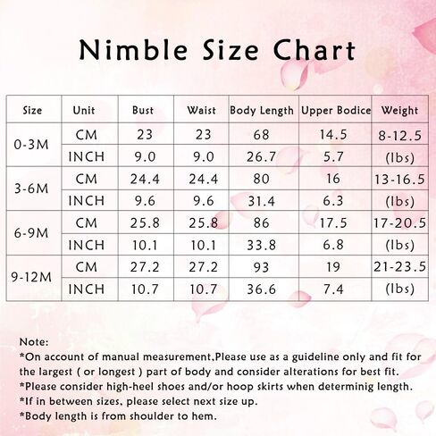 NIMBLE Baby Girls Baptism Christening Embroidered Gown with Headband for 0-12 Months in Kuwait