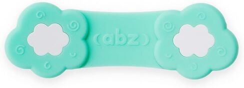 ABZ Pin Free Cloth Diaper Fasteners for Prefolds, Pre-Flats or Flat Diapers - 4 Pack - Turquoise in Saudi Arabia