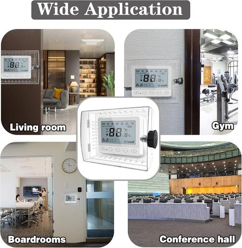 Thermostat Lock Box,Thermostat Cover with Lock,PC Wall Thermostat Lockbox,Fits Thermostats 4.8" H x 6" W or Smaller,Mainly for Home Thermostat in Saudi Arabia