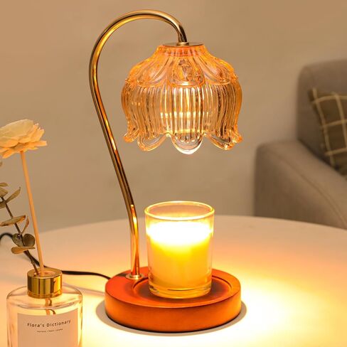 Candle Warmer Lamp, Electric Candle Lamp with Timmer & Dimmer, Candle Lamp Warmer Fit All Jar Candles, Lamp Candle Warmer with 2 Bulbs, Holiday Gifts, Home Decor House Warming Gifts in Saudi Arabia