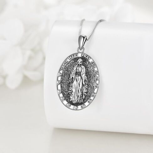 Saint Michael Necklace Sterling Silver Aballone Shell Protection Necklace St Michael Archangel Pendant Jewelry Gift for Men Boy in Saudi Arabia