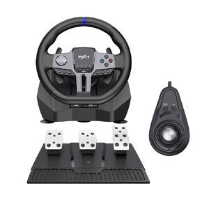 PXN V9 Gen2 gaming Racing Wheel With magnetic Pedals and Shifter 270/900° Dual-Vibration Driver free, sim car Driving Pc Steering Wheel for PC,PS4,PS3,Xbox one, Xbox Series X/S switch