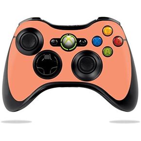 MightySkins Skin Compatible with Microsoft Xbox 360 Controller - Solid Peach | Protective, Durable, and Unique Vinyl Decal wrap Cover | Easy to Apply, Remove, and Change Styles | Made in The USA