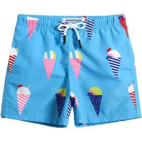 maamgic Boys Swim Trunks Toddler Swim Shorts Little Boys Bathing Suit Swimsuit Toddler Boy Swimwear Halloween Pumpkin 10-12 Years