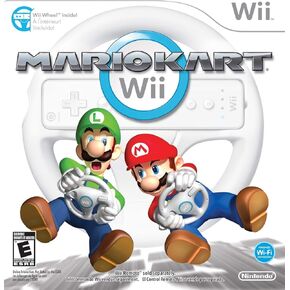 Mario Kart Wii with Wii Wheel (Renewed)