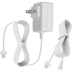 13.3V Charger Compatible with Somfy Sonesse Wirefree Plug-in Charger 9020672 for Sonesse ST30 & R28 Motors - 8-Hour Charge, Extended Reach Cable 9020672