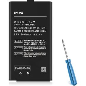 Replacement SPR-003 Battery for Nintendo 3DS XL New 3DS XL LL Game Console, 2000mAh Li-ion 0 Cycle Internal New Upgrade Replacement Battery for Console SPR-003 Battery with Repair Tool Kit