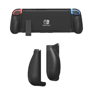 MystiForge Ergonomic Joy-Con Grip for Nintendo Switch/OLED - Anti-Slip Design with Wrist Strap Compatibility