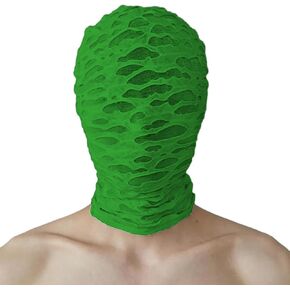 Full Face Mask Halloween Cosplay Costume Masquerade Party Hood for Adults