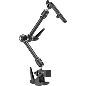 SMALLRIG Friction Magic Arm Camera Mount with Super Clamp and Camera Platform, Overhead Camera Desk Mount Srand, Studio Space Saver, Heavy Duty Mount/Bracket for Lights, Cameras - 4862
