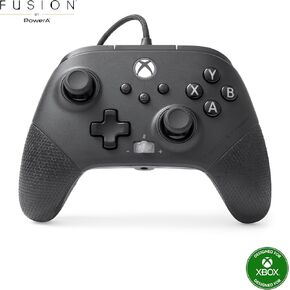 وحدة التحكم اللاسلكية PowerA FUSION Pro لجهاز Xbox Series X|S مع Lumectra ولوحة الألعاب ووحدة التحكم السلكية في ألعاب الفيديو ووحدة التحكم في الألعاب، مرخصة رسميًا لـ Xbox Series X|S وتعمل على Xbox One وWindows 10/11 in Kuwait