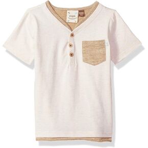 Fore!! Axel & Hudson Boys' S/s Cream Henley