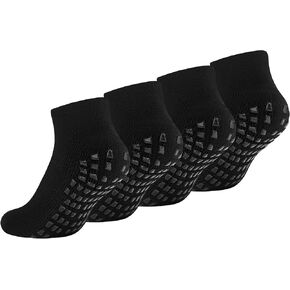 Toddler and Baby, Grip Cushioned Socks Non Slip Anti Skid Socks for Infants Kids Boys and Girls